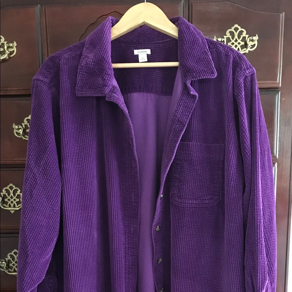 LL Bean Comfort Corduroy Shirt Size 3X
